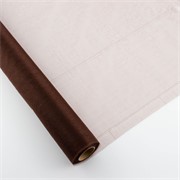 Organdi rola lux efekt 48cmx10m - sv.smeđa