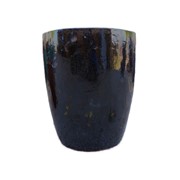 Keramička posuda glazirana h40 d30cm crna