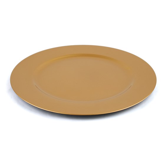 Tanjur plastični 40cm sv.zlatna