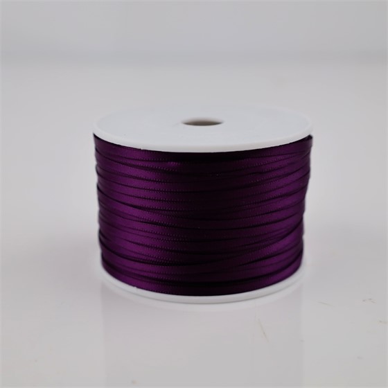 Traka saten 3mm/100m premium t.ljubičasta 285
