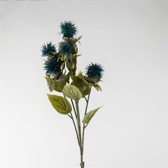 Safflower/Šafranika 79cm suha t. paun plava