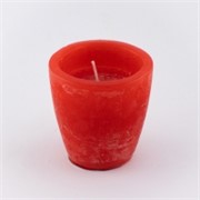 Svijeća kantica 8xh9cm - miris Sandalwood - crvena