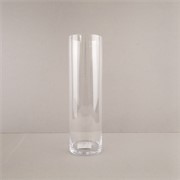 Staklo vaza cilindar h40d12cm
