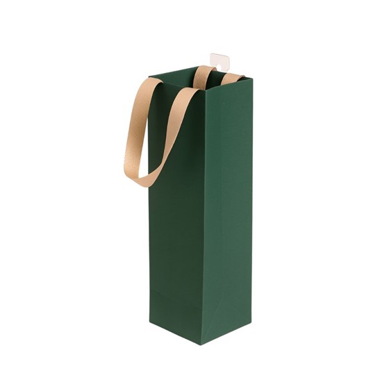 Vrećica 11x11cm h37cm premium boca t.zelena