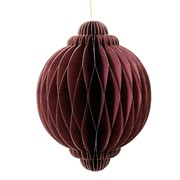 Ukras papirni lukovica 11xh15cm smeđa