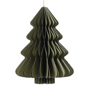 Ukras papirni bor 15xh20cm zelena