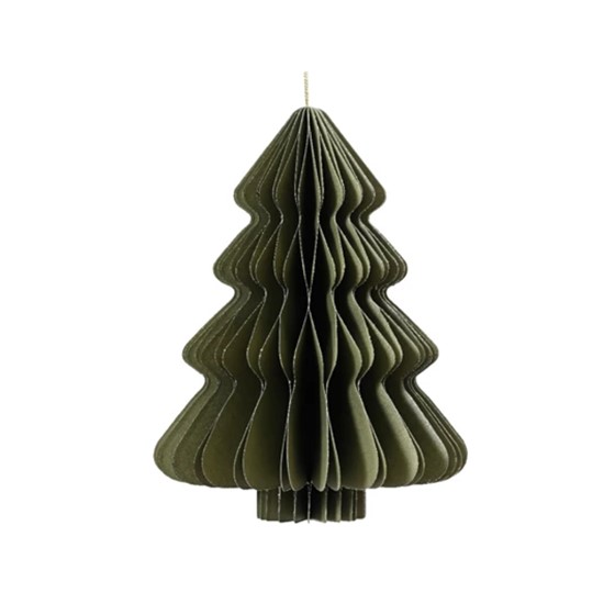 Ukras papirni drvce 30xh40cm zelena