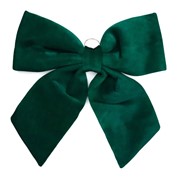Mašna velvet 58x3xh62cm t.zelena