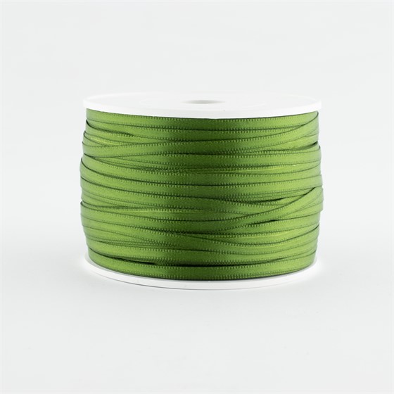 Traka saten 3mm/100m premium list zelena 558