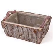 Posuda četvrtasta 30x22x12/16cm kora bijeljena M