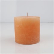 Svijeća frost 10xh9,5cm - peach fuzz