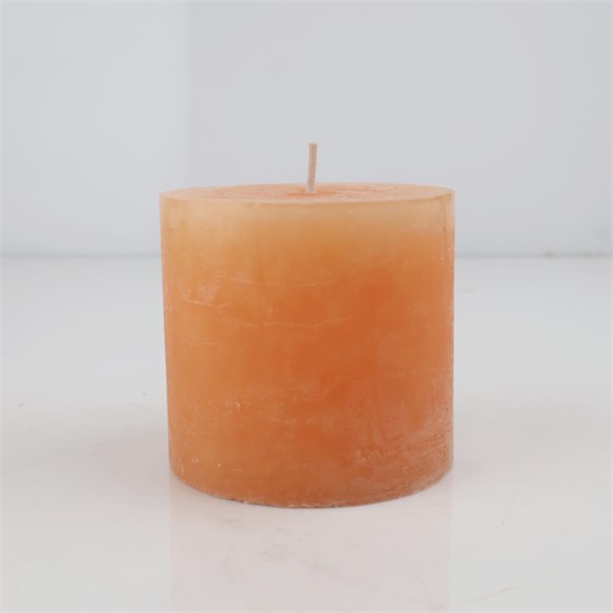 Svijeća frost 10xh9,5cm - peach fuzz