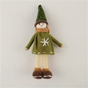 Djevojčica h30cm d10cm bež/sv.zelena/smeđa