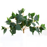 Puzavac srcoliki bršljan 42cm x7 zaprašeni zelena