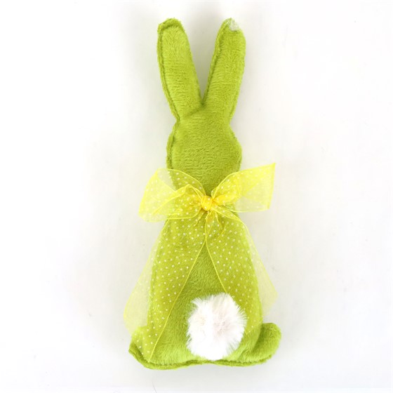 Zec viseća dekoracija 10x3xh21cm zelena/bijela