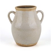 Keramička vaza h25x22cm d19cm prljavo bijela