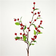 Grana crvene bobice s lišćem 112cm
