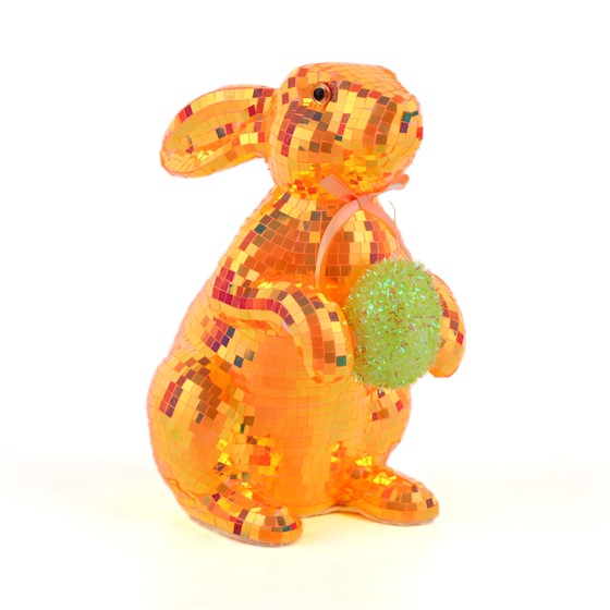 Zec dekorativni 17x13xh22cm narančasta