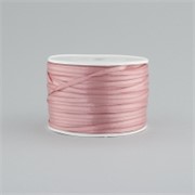 Traka saten 3mm/100m premium pastel roza 158