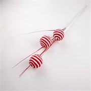 Grana Candy kuglice x3kom 70cm crvena/bijela