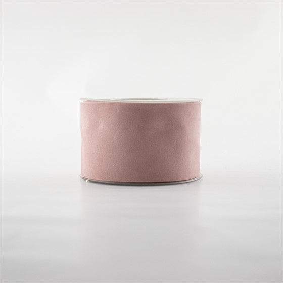 Traka dupli pliš 63mm/7m t.prljavo roza 57