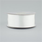 Traka saten 38mm/25m premium bijela 029