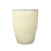 Keramička posuda glazirana h40 d30cm staro bijela