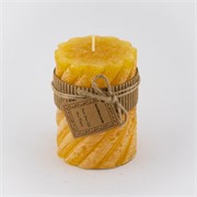 Svijeća frost vijak 7,5xh10cm - medena
