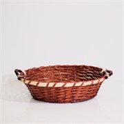 Košara oval s uzorkom 51x38/h13cm smeđa