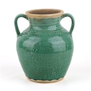 Keramička vaza h24x22cm d20cm zelena