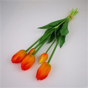 Tulipan x5 47cm žuta/narančasta