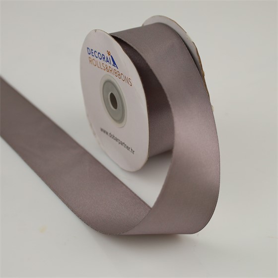 Traka saten 38mm/25m standard srebrna 012