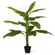 Umjetno drvo Spatifilum 140cm zelena/crvena
