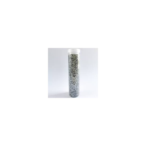 Staklo drobljeno 550g-pastel srebrna