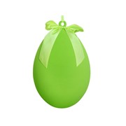 Jaje s mašnom pliš 40cm sv.zelena