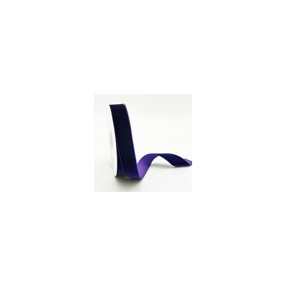 Traka pliš 25mm/10m  t.violet V032