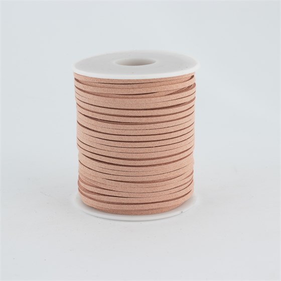 Konop suede 2,5mm/45,7m smoke powder pink