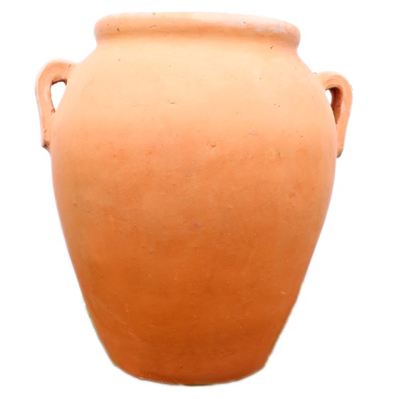 Keramička posuda - ćup s ručkama neglaziran h69 d53cm