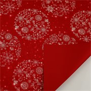 Arak kartopak Snowballs 70x100cm bordo