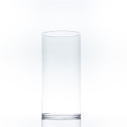 Staklo vaza cilindar h25d12cm