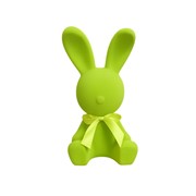 Zec s mašnom pliš 20cm sv.zelena