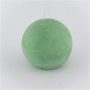 Svijeća frost kugla 8cm - saga zelena