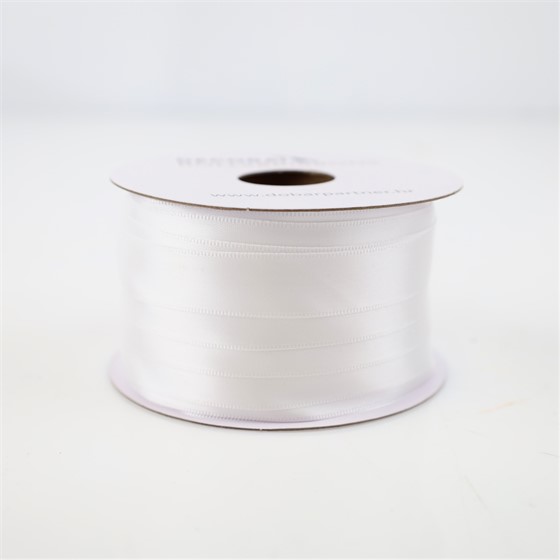 Traka saten 16mm/50m premium bijela 029