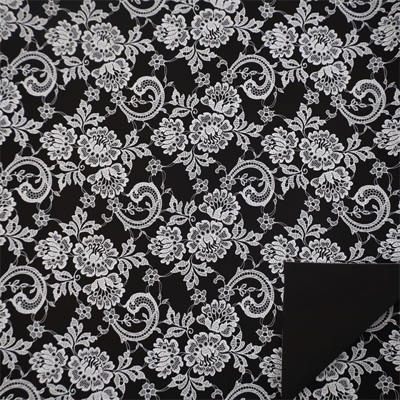 Arak kartopak Dentelle čipka 70x100cm 10kom crna
