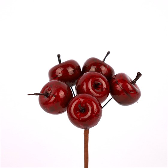 Bobice na piku s peteljkom 12cm burgundy