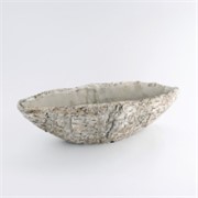 Cement posuda gondola 37x13x10cm kora breze