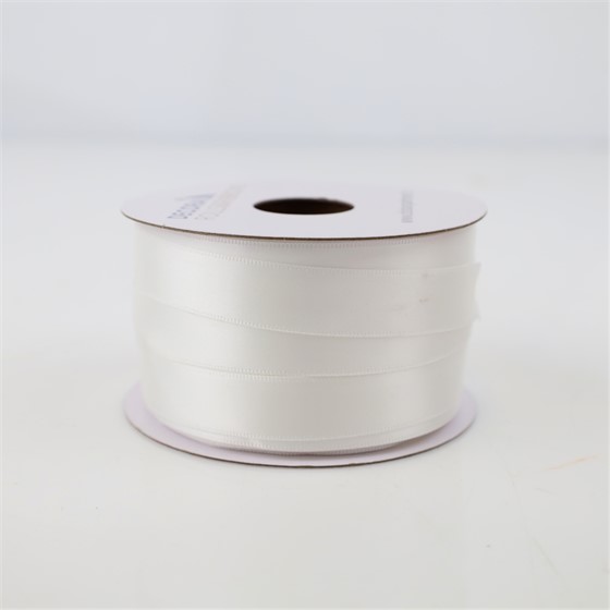 Traka saten 16mm/50m premium prljavo bijela 000
