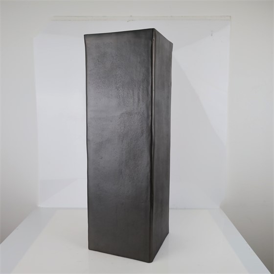 Stup - aluminij 26x26xh80cm antik olovno siva