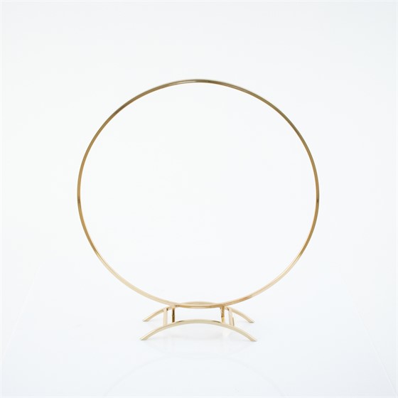 Obruč zlatni metalni - 60xh69cm