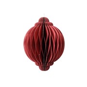 Ukras papirni lukovica 30xh40cm t.crvena